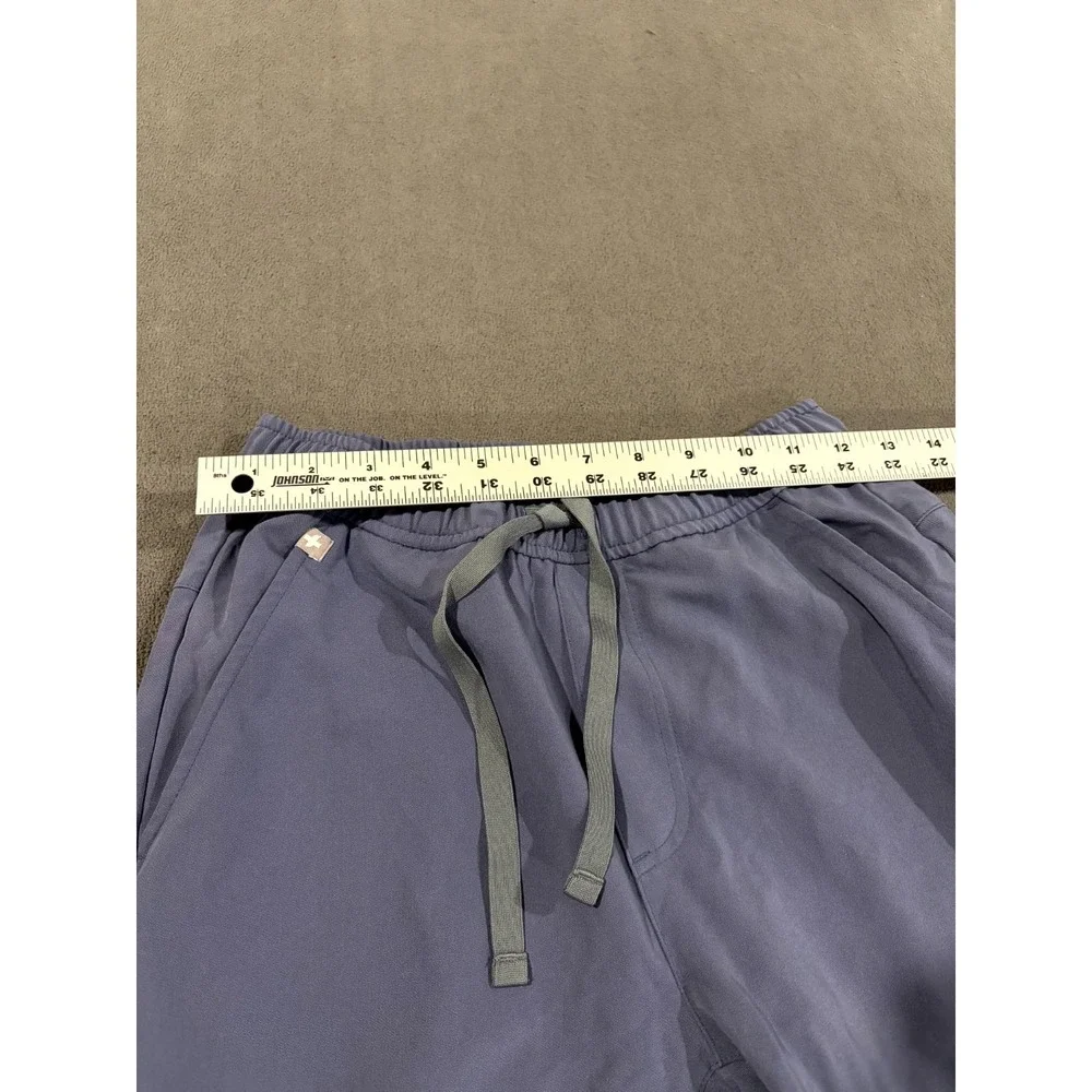 FIGS Tansen Medical Jogger Scrub Pants Mens XS Gray Drawstring Waist Tapered Leg